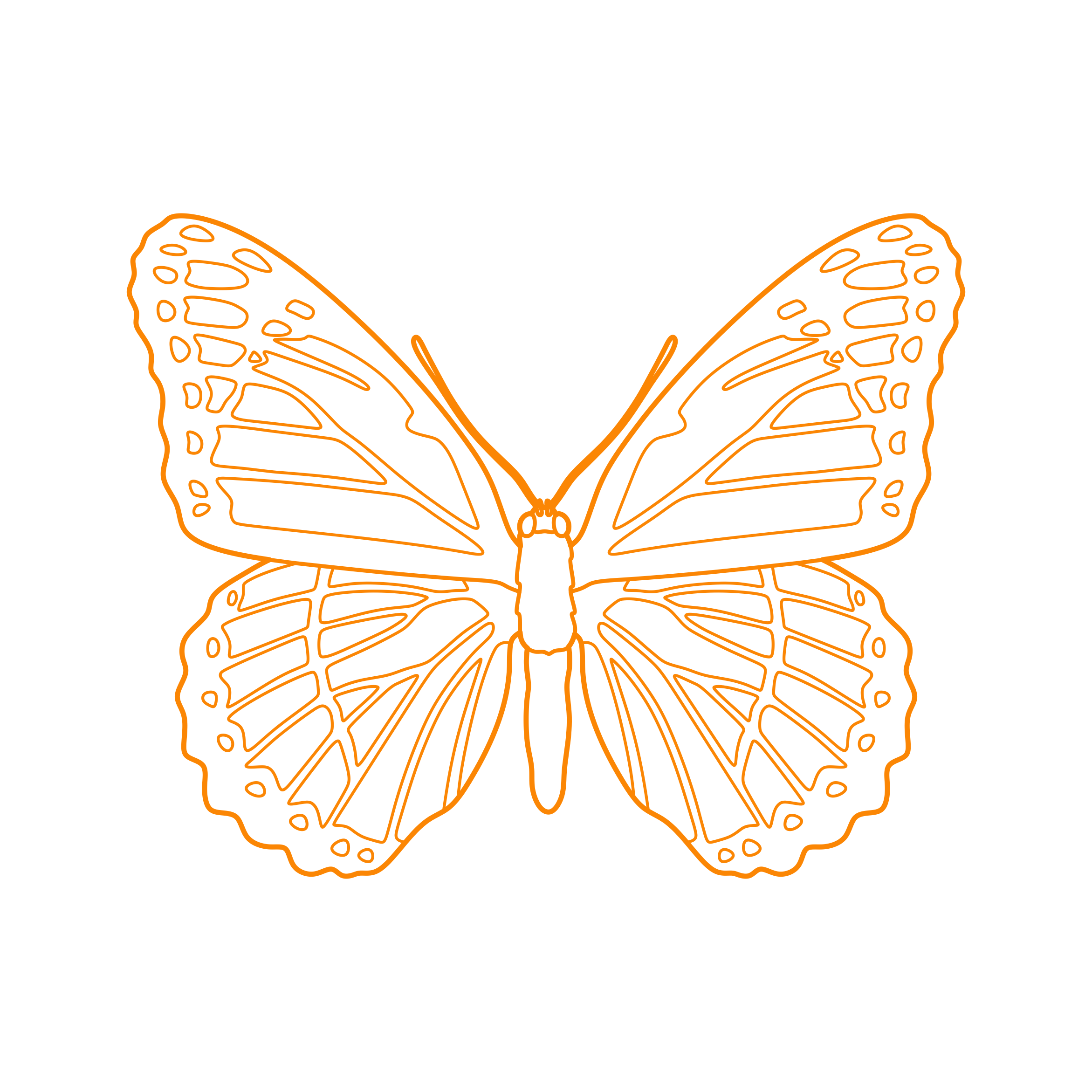 Animals Insects Viceroy Butterfly Stencil Svg Vector Free Vectors